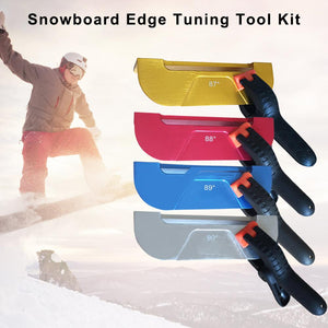 Snowboard edge trimming tool