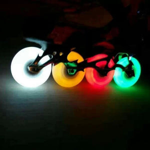 Outdoor LED Light Inline Flashing Roller Skate Wheels 76mm size  (only wheels)