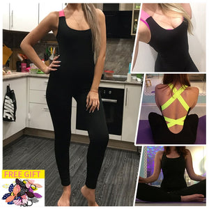 One Piece Backless Sport Suit