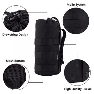 Tactical Molle Water Bottle Pouch Bag