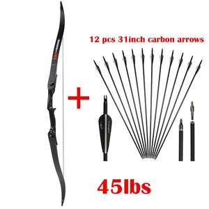 56inch 30-50lbs Archery Recurve Metal Takedown Shooting Bow