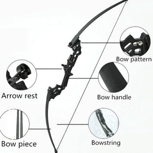 Straight Arrow Recurve Hunting Bow (30-50 Lbs)